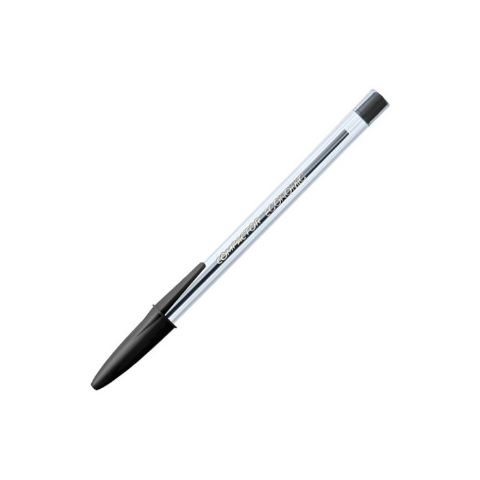 c55cd17f3a00728929006c8ab2501369.jpg Caneta Esferográfica 1.0 Preta Compactor - Imagem 1