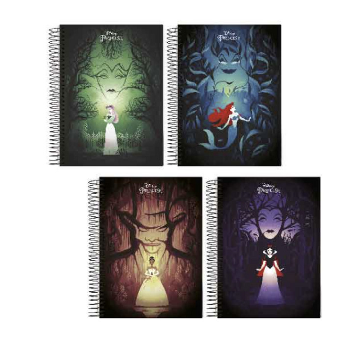 d44894a46ddc354a94e104774554ff66-2.jpg Caderno Universitário Vilãs 80 Folhas - StarSchool - Imagem 1